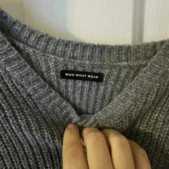 Who What Wear Womens Sweater Dress with Lace Bottom Size L - Picture 4 of 4